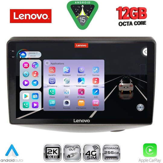 Lenovo Ηχοσύστημα Αυτοκινήτου για Toyota Yaris BMW X1 / X3 / X4 1999-2006 (Bluetooth/USB/WiFi/GPS/Apple-Carplay/Android-Auto) με Οθόνη Αφής 9"