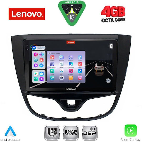 Lenovo Car Audio System for Opel Karl BMW X1 / X3 / X4 2014-2019 Bluetooth USB WiFi GPS Apple CarPlay Android Auto with 10" Touch Screen