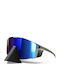 Julbo Cover Unisex Sunglasses with Black Frame with Mirror Lens J5883651