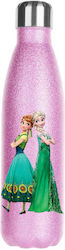 Photoretous Thermosflasche Frozen 500ml Rosa Glitter Photoretous Thermosflasche Frozen 500ml Rosa Glitter