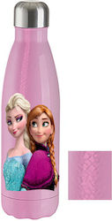 Photoretous Thermosflasche Frozen 500ml Rosa Crackle