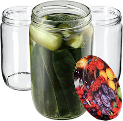 Kadax Glass Jar 720ml (8pcs)