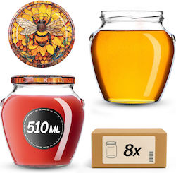Kadax Borcan Sticlă 580ml (8 buc)