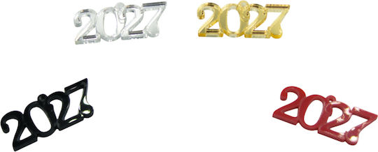 Πλεξιγκλας 2027 Πλαγιο 4cm X 1.8cm 0530157 Περιλαμβάνει 25 Τεμ Κοκκινο
