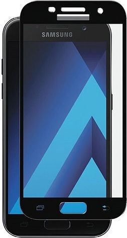5D Vollflächig Gehärtetes Glas Schwarz Displayschutzfolien Für Galaxy A5 2017