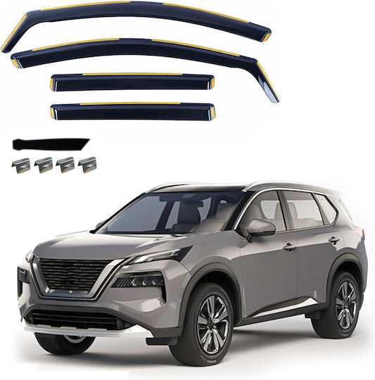 Комплект Автомобилни Ветробрани Отпред И Отзад За Nissan X-Trail 4 Бройки