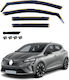 Auto Windschutzscheiben Set Vorder- und Rückseite für Renault Clio Mitsubishi Colt 4 Stück