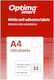 Optima Selbstklebende A4 Etiketten Rechteckige 70x42,4mm