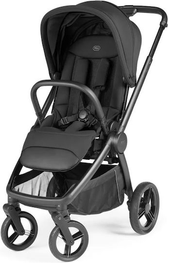 Peg Perego City Loop Pro Reversible Baby Stroller Suitable for Newborn True Black 10.8kg