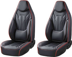 Coperte Frontale Din Piele Sintetică Negre