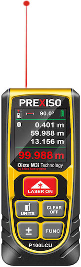 Prexiso Μέτρο Laser P100LCU με Εύρος Μέτρησης 0.09m-100m