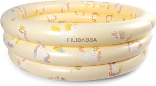Filibabba Alfie Children's Round Inflatable Pool Unicorn Shores