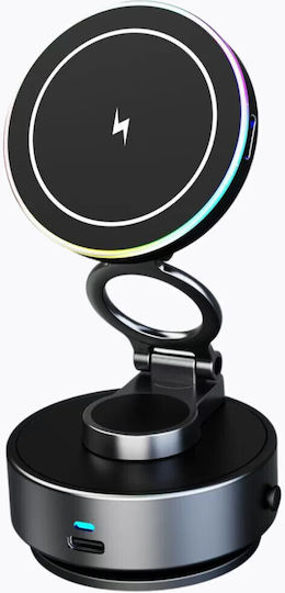 Hyperloq Car Mobile Mount with MagSafe Magnet Black