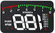 Digitales Instrument Head Up Display OBD2 RPM-Zähler und Tachometer für Dashboard-Platzierung