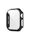 Husă De Protecție Bizonmobile Sticlă Temperată Ecran Apple Watch 4 5 6 Se 44 Mm Neagră