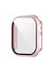 Husă de Protecție Bizonmobile Sticlă Temperată Ecran Apple Watch 4 5 6 SE 40 mm Rose Gold