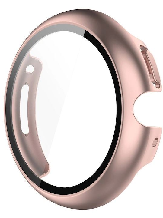 Bizonmobile Husă Protectoare Ecran Tempered Glass Rose Gold Compatibilă Google Pixel Watch 4 41mm