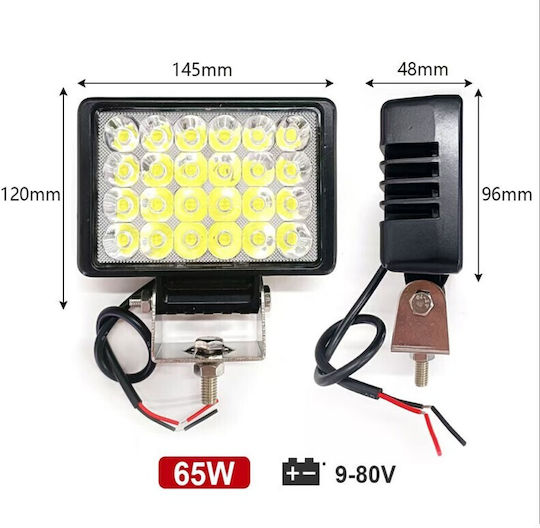 Rchang Led Προβολεας Εργασιας 65w W18437-1 Rl15100
