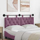 vidaXL Fabric Purple Bed Headboard Cushion 150x55cm