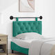 vidaXL Fabric Turquoise Bed Headboard Pillow 90...
