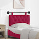 vidaXL Fabric Bed Headboard Cushion Red 90x55cm