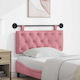 vidaXL Fabric Pink Bed Headboard Cushion 110x55cm