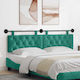 vidaXL Fabric Turquoise Bed Headboard Cushion 1...