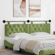 vidaXL Fabric Bed Headboard Cushion Green 190x55cm