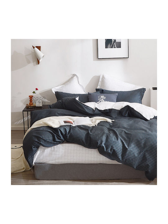 Beauty Home 12697 Σετ Σεντόνια Υπέρδιπλα με Λάστιχο 165x200+30εκ. Γκρι (4τμχ)