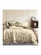 Beauty Home 12687 Set Super-Double Bed Sheets With Rubber Hugger 165x200+30cm Beige (4 Pieces) 12687SEYDL