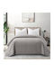 Beauty Home Ultra Art 12555 Κουβερλί Μονό Ανθρακί 160x230cm