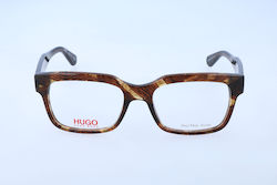 Hugo Hug Montatura Vista Hg 0117 8ir 52 18 145 Hugo Hug Montatura Vista Hg 0117 8ir 52 18 145
