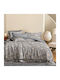 Beauty Home Set Quilt Super Double 220x240cm Grey 12679PMYD