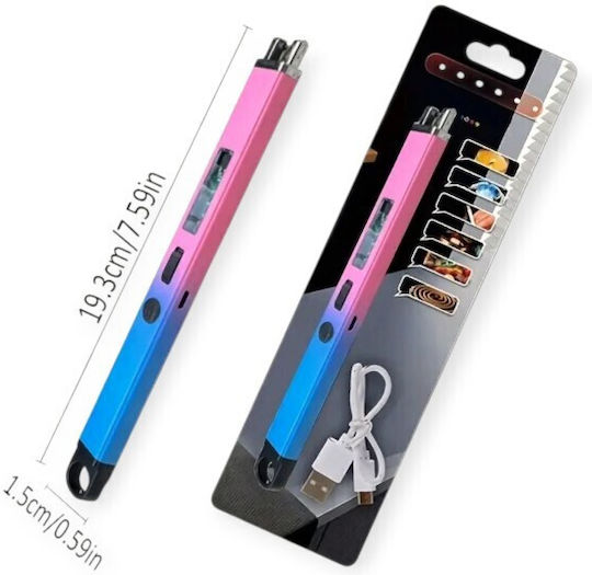 Electric Plasma Type Lighter in Silver Color
