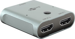 Goobay Verschiedenes TV- und Videozubehör Hdmi Switch 77791 2 1 8k/60hz Grau Dm130644