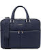 Tuscany Leather Shoulder / Handheld Bag for 15" Laptop in Blue Colour TL142546