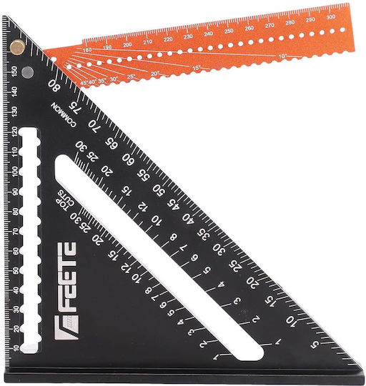 Universal Winkelmesser Zimmerleute Aluminium Länge 18cm mit Winkelmesser