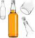 Glasflasche 500ml Weißer Deckel 1 Stück