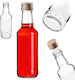 Glassflasche 200ml Goldener Verschluss 1 Stück