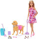 Barbie Walk & Potty Malibu Κούκλα για 3+ Ετών