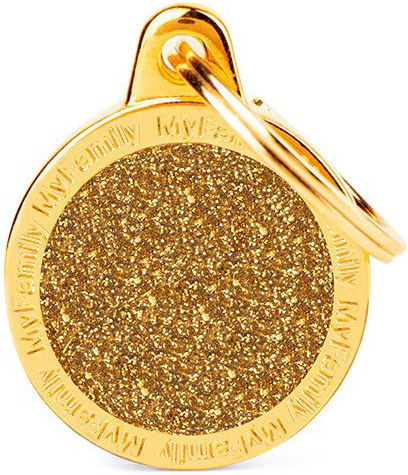 Hunde-Identifikationsmarken My Family Shine Rundschreiben 3,2x3,7cm