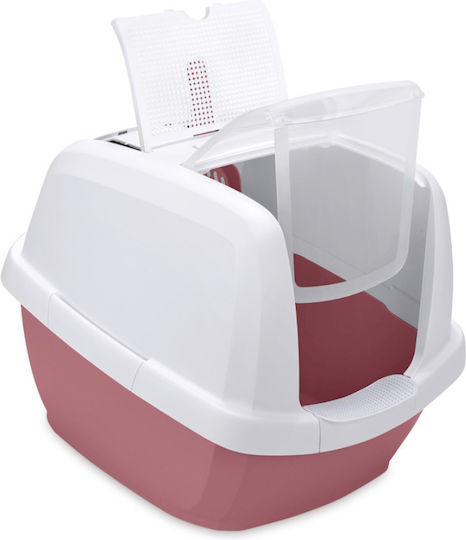 Imac Maddy Closed Cat Toilet Pink L65 x W47.5 x H47.5cm