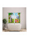 Kinder Vorhänge Verdunkelung Cartoon Animal mit Grommet 132x160cm