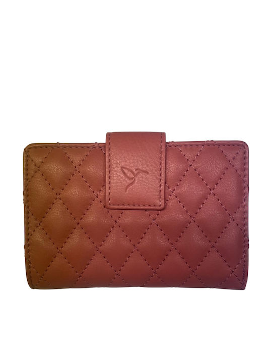 Luxus Leather Women's Wallet with RFID Pink