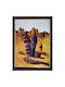 Plakat Replik eines Kunstwerks Braun 60x80