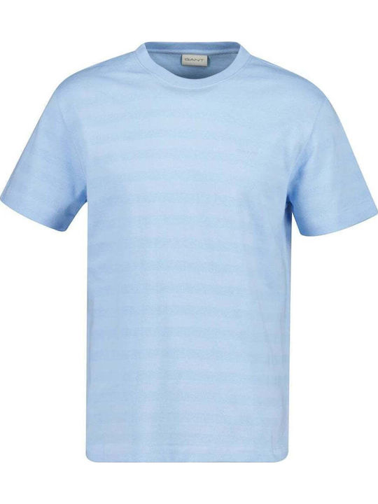 Gant Gant Herrenblusen Kurzarm T-Shirt in Hellblau