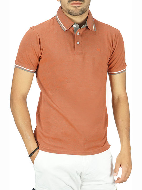 Marcus Polo Herrenbluse Kurzarm Saftiges Apfel