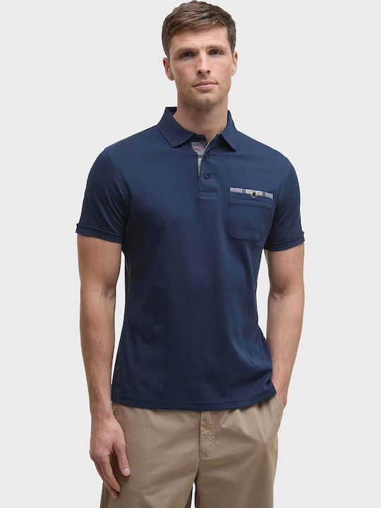 Barbour Polo Μπλούζα Κοντομάνικη Navy