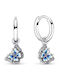 Sharks Bay Clothing Hypoallergenic Kids Earrings with Stones Silver