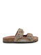 Women's Flat Sandals Tabac Brown